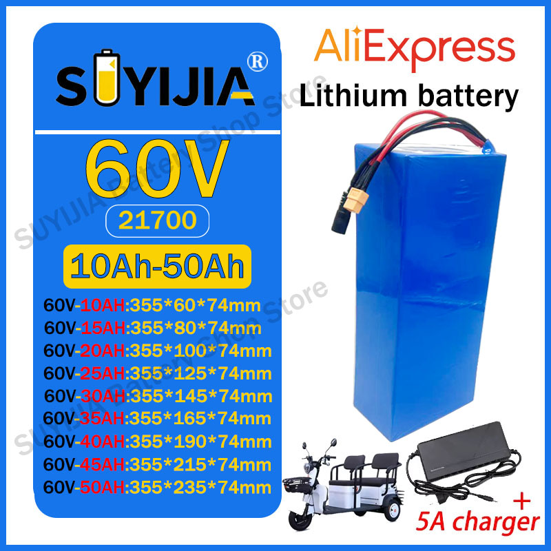 60V 30Ah 21700 Battery Pack - Paket Baterai Li-ion 60V 40Ah 30Ah
