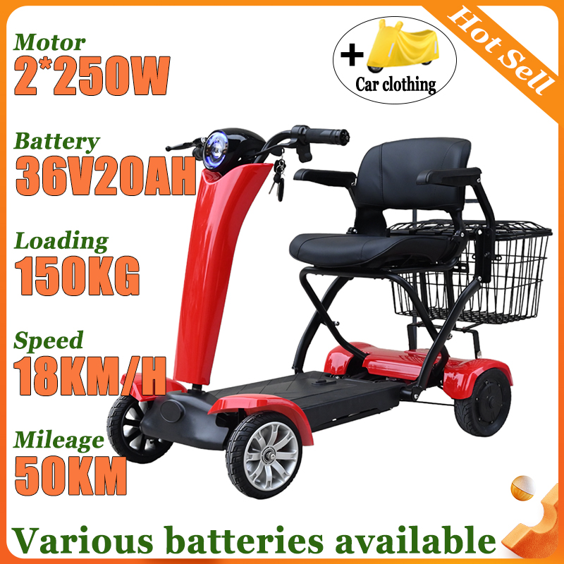 Folding Electric Scooter - Skuter Listrik Lansia Lipat Otomatis 4