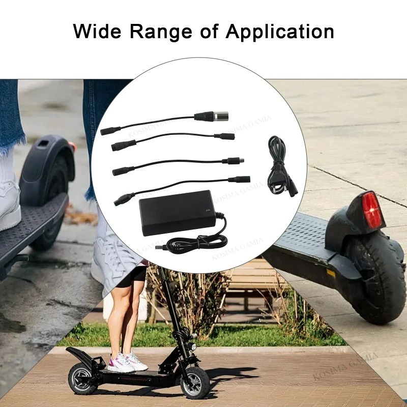 Pengisi Daya Cerdas Adaptor Da - Scooter Electric ulasan dan harga