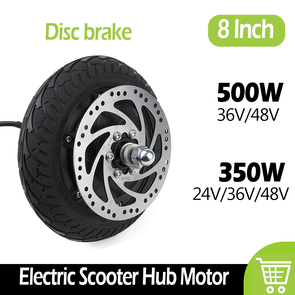 Motor Hub Skuter Listrik 8 Inc - Electric Scooter 500W ulasan dan harga