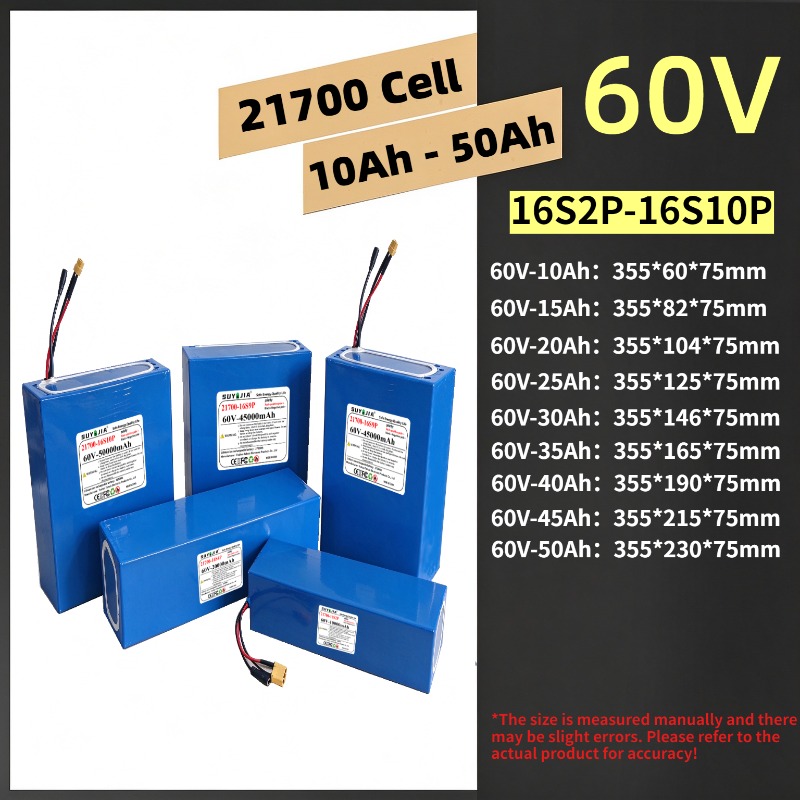 Paket Baterai Lithium 60V 2170 - 60V 30Ah 21700 Battery Pack ulasan dan harga