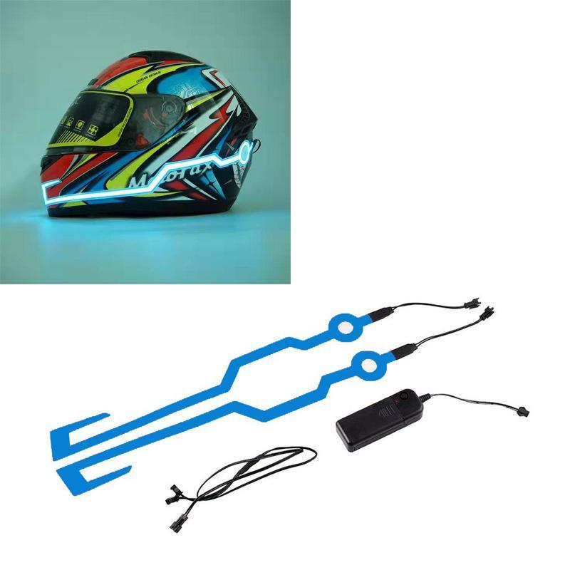 Lampu Peringatan Helm Motor LE - Scooter Helmet Set ulasan dan harga