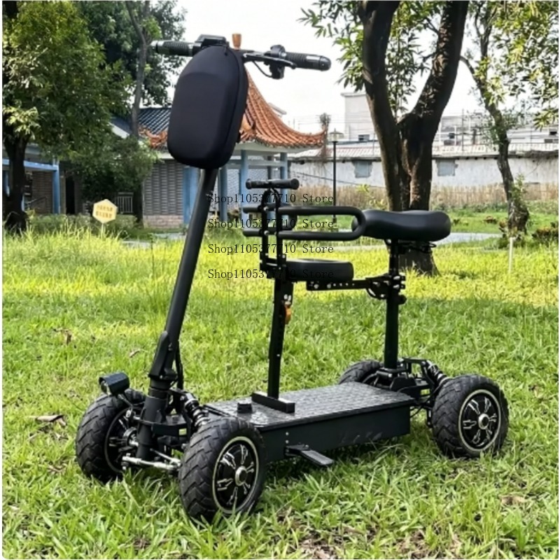 Skuter Listrik Roda Empat, Mob - Folding Electric Scooter ulasan dan harga